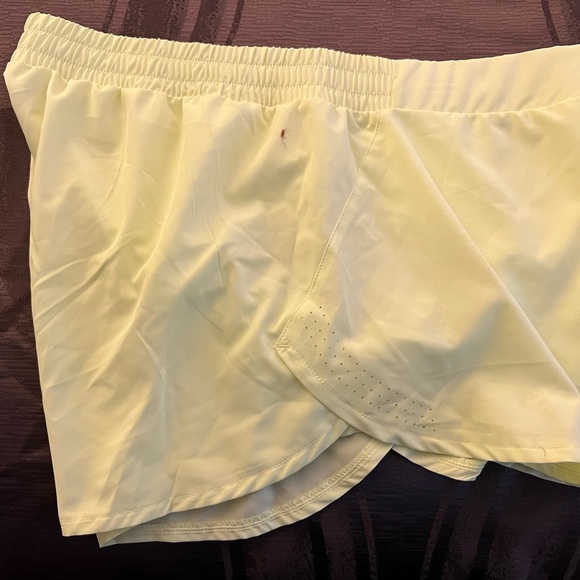 Brand ASICS new neon shorts. - Picture 2 of 4